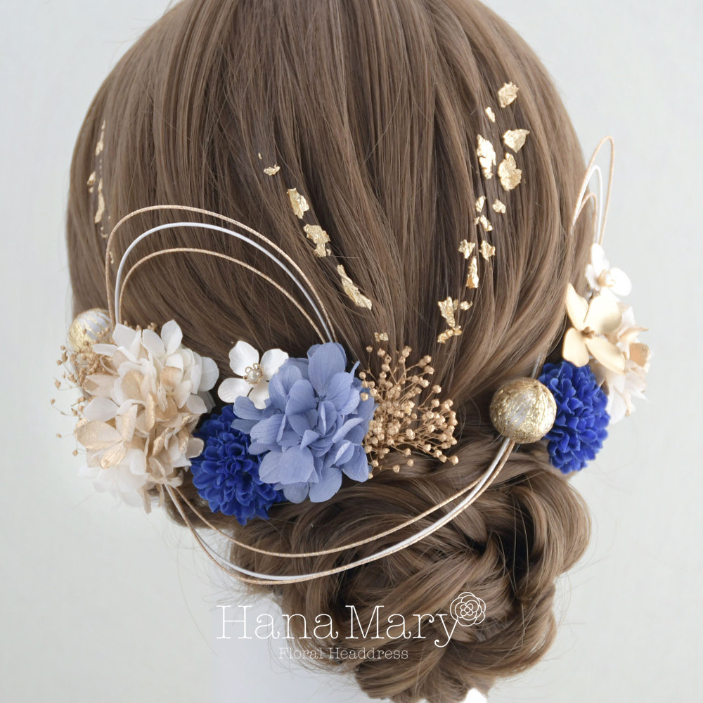 袴　卒業式髪飾り　成人式 髪飾り 卒業式　ヘアアクセ　七五三　紫　ヘア飾り