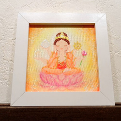 風水吉祥絵画＊幸せ空の龍と鳳凰～桃富士光雲海～豊かさ出世 愛情 子宝