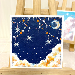 はじけてgoldfish 金魚 水槽 アクアリウム アクリル画 アクリル絵の具