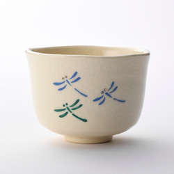 楽焼茶碗「雪のクリスマス」 抹茶碗 茶道具 手描き クリスマスツリー