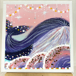 はじけてgoldfish 金魚 水槽 アクアリウム アクリル画 アクリル絵の具