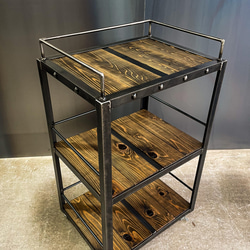 アイアンキャビネットA［ワイド］ アイアン家具 ラック ディスプレイ