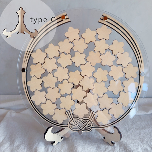 オーダーメイド　ハートドロップス　ハンドメイド　お祝いのプレゼントにも！ co18. ウェディングドロップス 水引 ｜結婚証明書 ハートドロップス