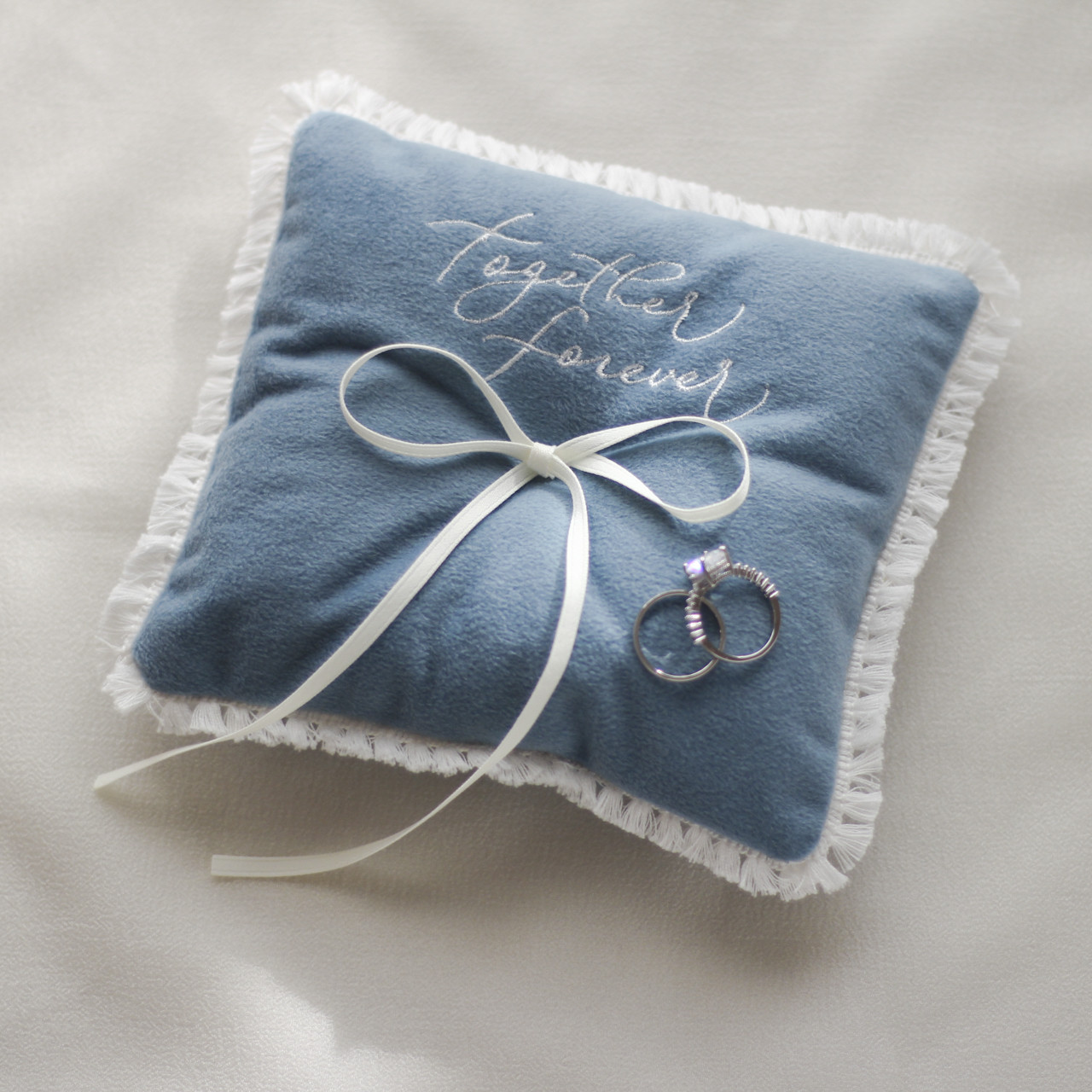 リングピロー / Soft Blue / ギフトボックス付