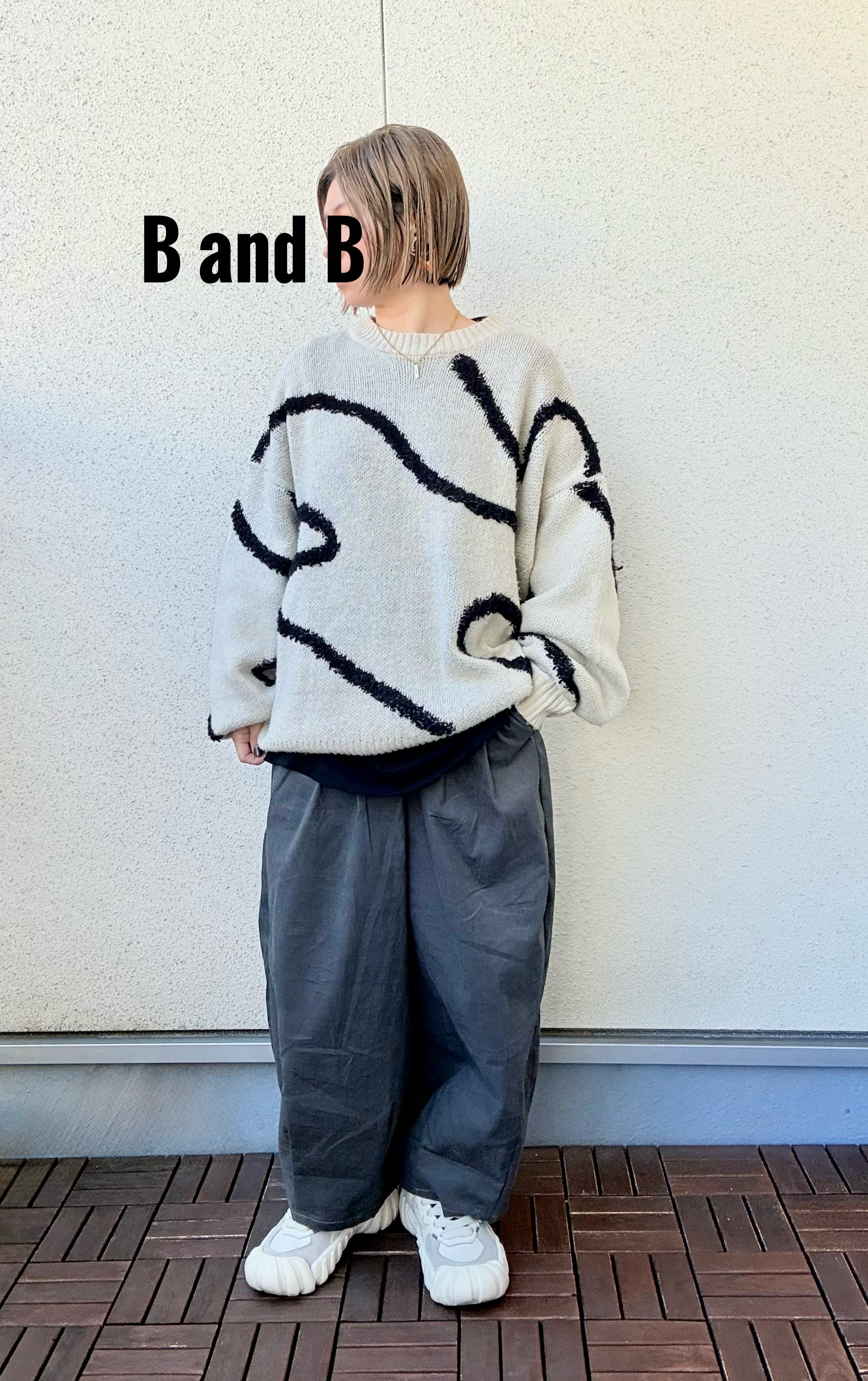 サーカスパンツ ユニセックス/バルーンパンツ　コーデュロイ/グレー