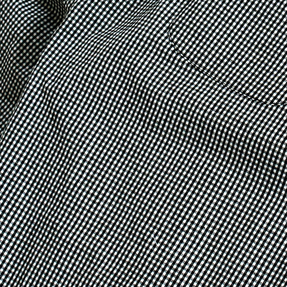 c_o_c_o_r_o　2mmギンガムチェック　バルーンパンツ　リネンコットン（西脇産）