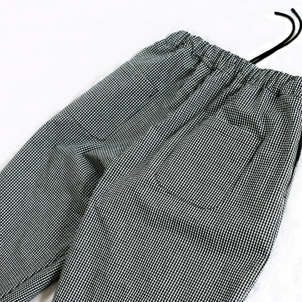 c_o_c_o_r_o　2mmギンガムチェック　バルーンパンツ　リネンコットン（西脇産）