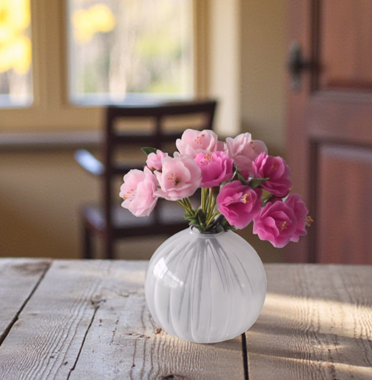 ◆粘土のお花◆　八重桜　S1397