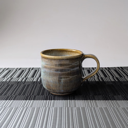 ブルーの番茶碗5客セット 【湯呑 手仕事 民藝 窯元 和 陶器 ブルー