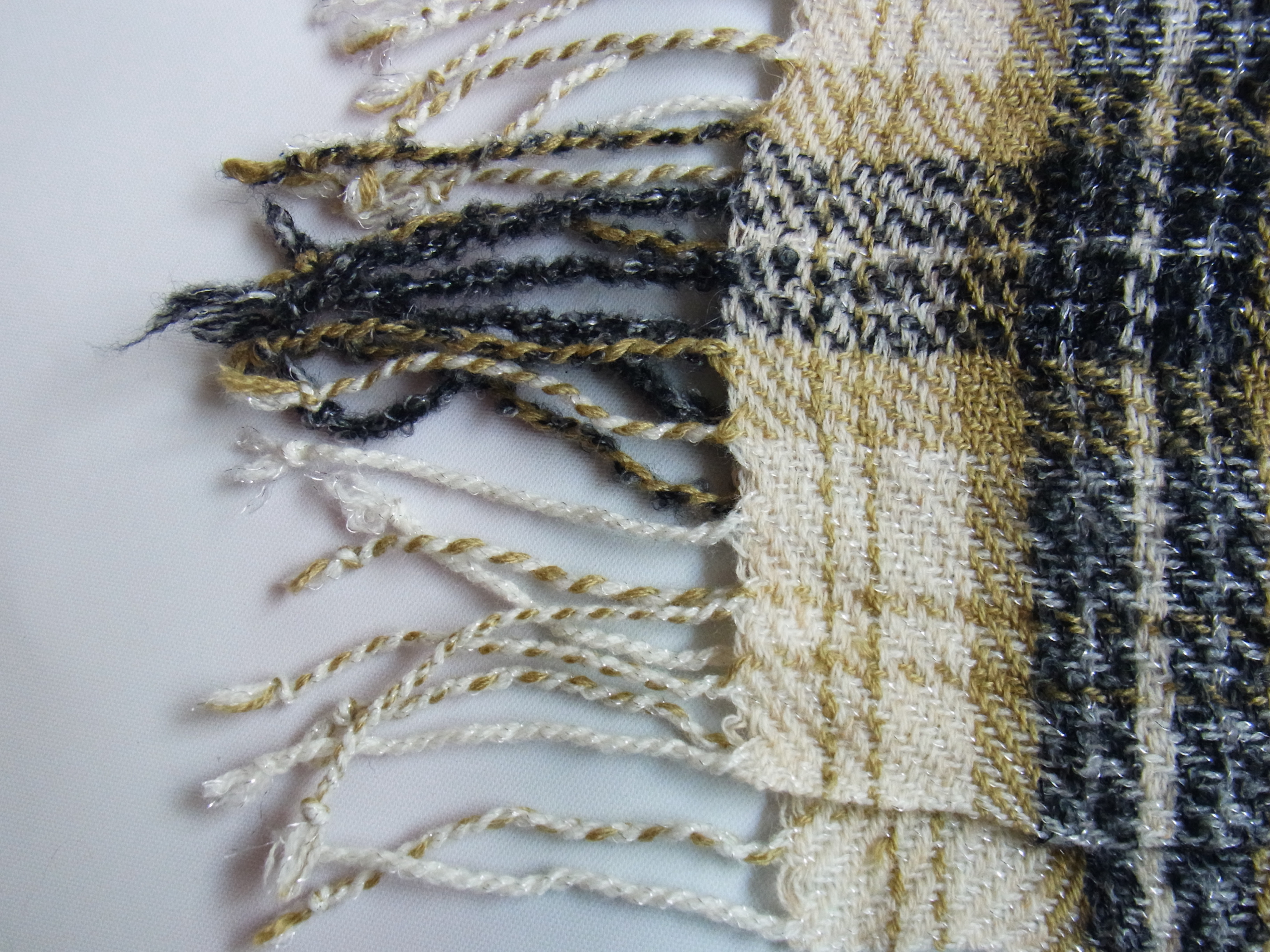 手織りマフラーmini