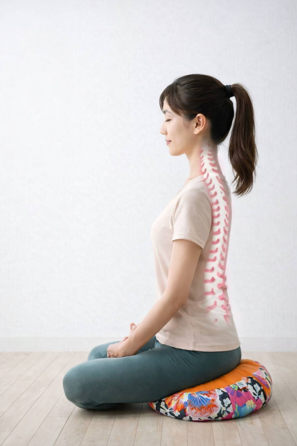 瞑想おざぶ〜息IKI〜 坐禅クッション 座蒲