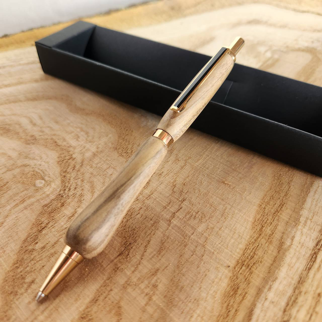 [9i2]トチの木軸ペン(スリム24）シャープペンシル