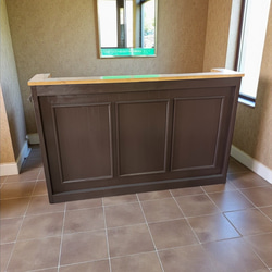 受付カウンター　レジカウンター 1枚目の画像