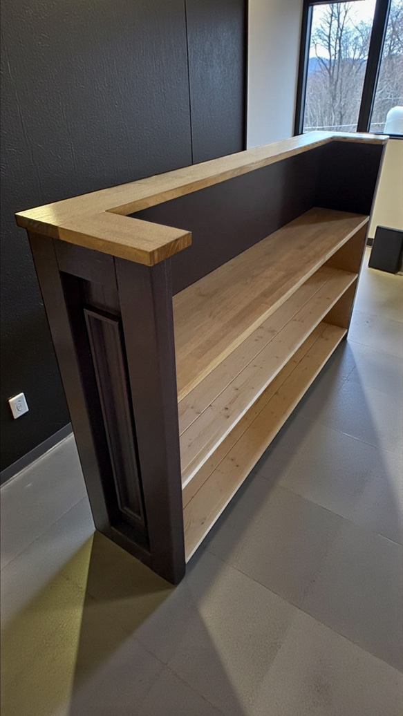 受付カウンター　レジカウンター 2枚目の画像