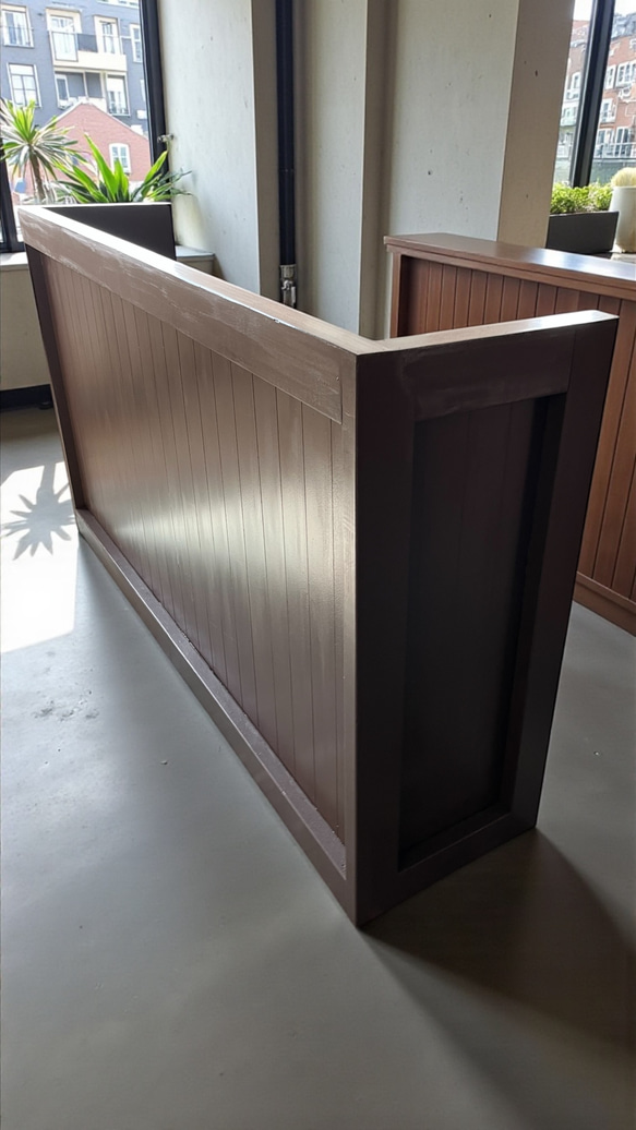 受付カウンター　レジカウンター 1枚目の画像