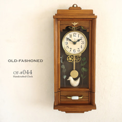 送料無料】OLD FASHIONED Ⅷ レトロな壁掛け時計 手作り品 #008
