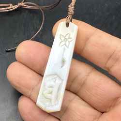 内モンゴル産佘太翡翠 手彫り曼荼羅お香立て&倒流香台 一輪挿し・花瓶