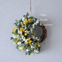 初夏のドライフラワースワッグ ドライフラワー I Beeflower&green