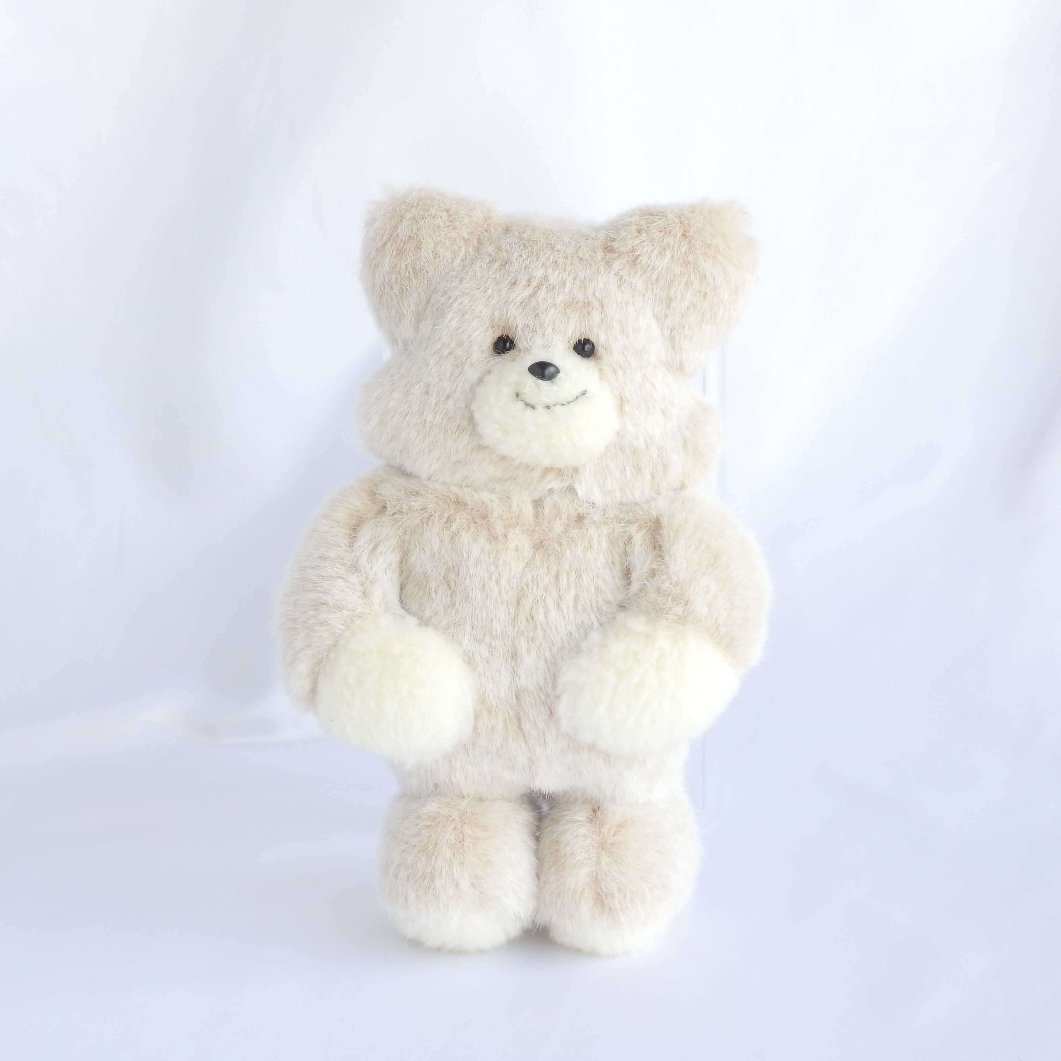 ミルクねこのぬいぐるみ｜ぽっこりん