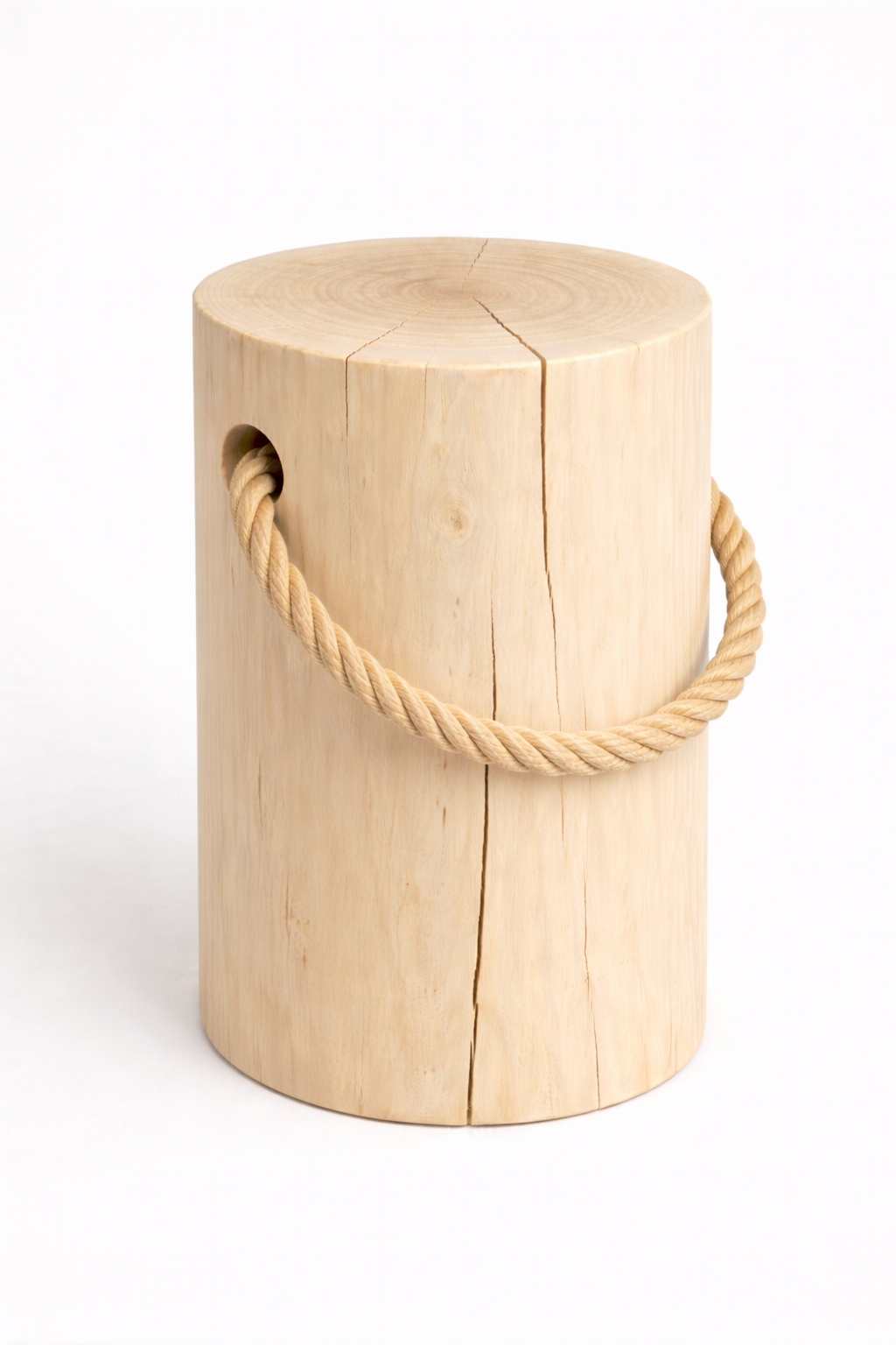 檜の丸太スツール｜玄関で靴を履くための腰掛け・サイドテーブルにも｜無垢材・国産檜