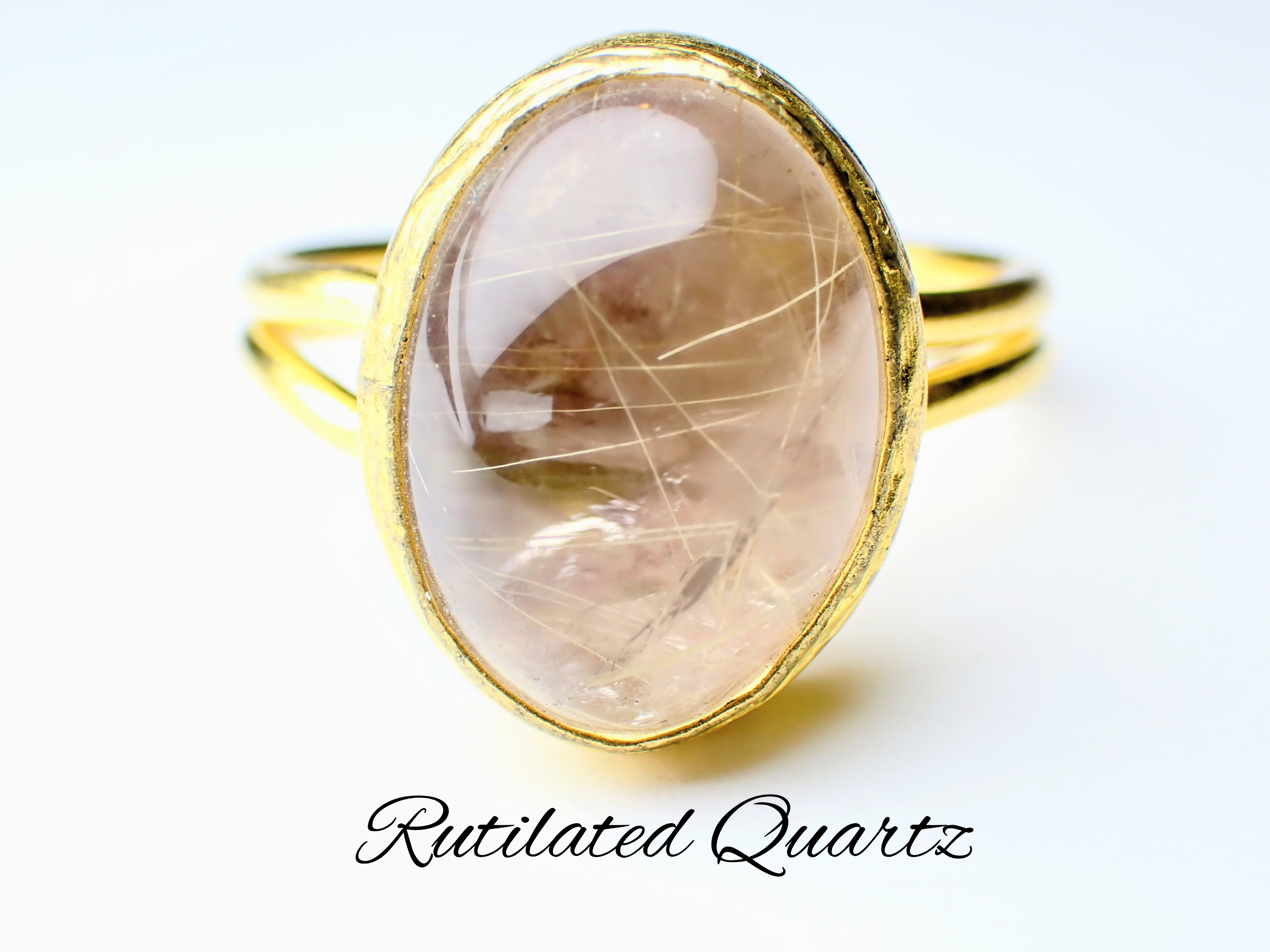 最新作『ルチルクォーツ』の世界でひとつの天然石リング