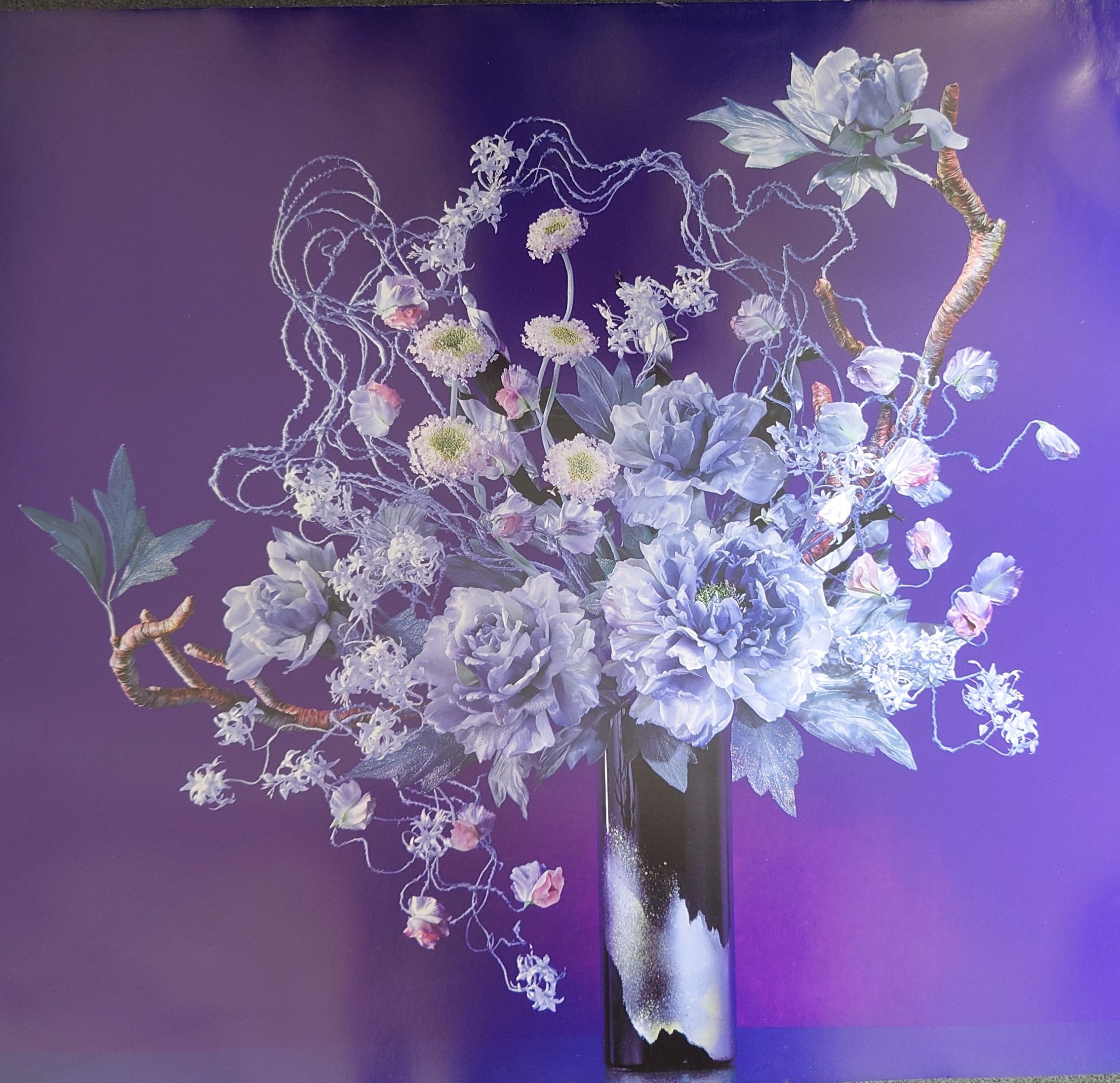 52【受注生産】アーティフィシャルフラワー月下牡丹　完全手染め・手作り 82,500円