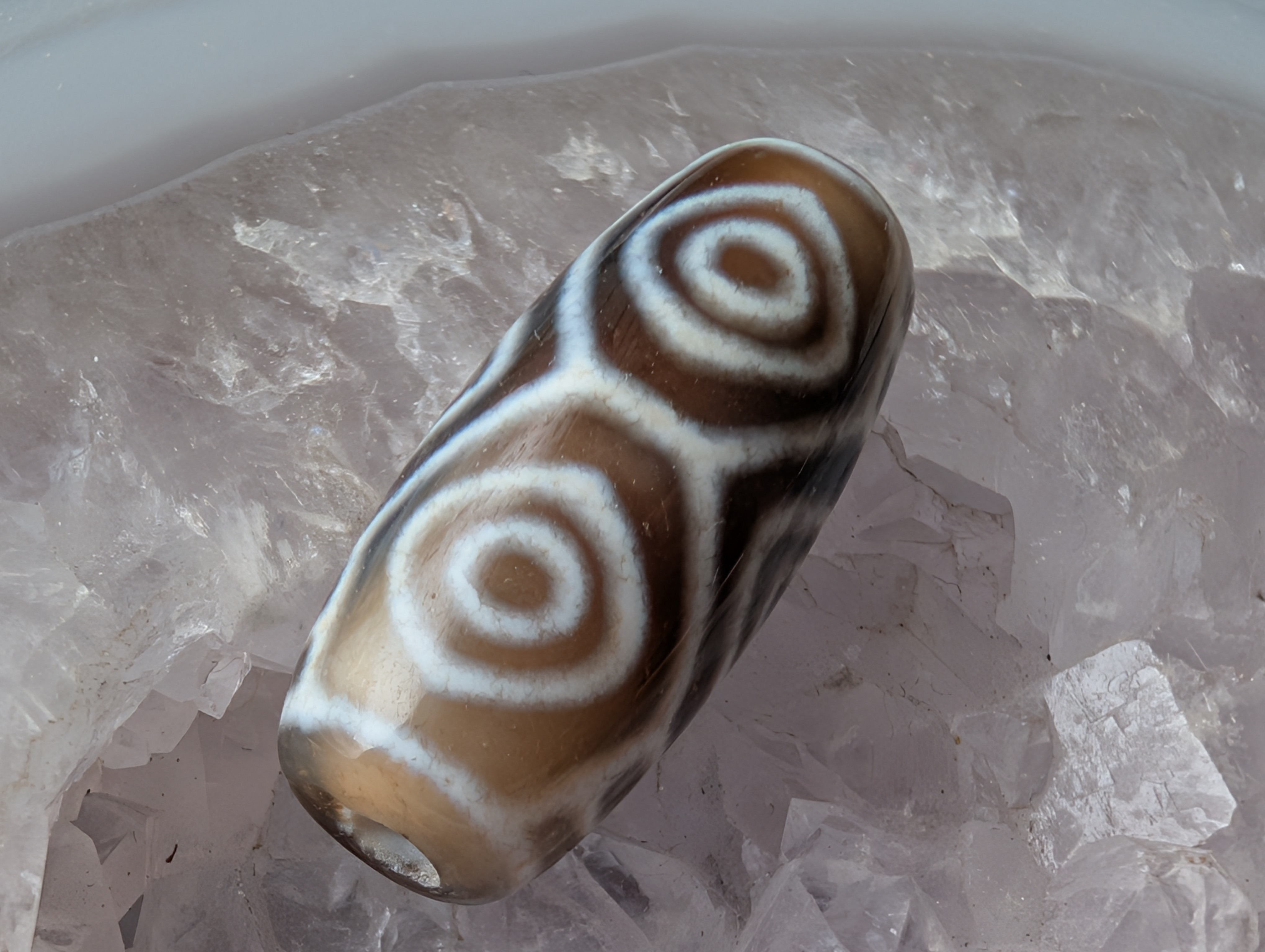 極上✨黒玉髄✨龍眼天珠