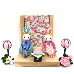 ひな祭り おひなさま 桃の節句 つまみ細工 ひな人形・雛飾り himadare