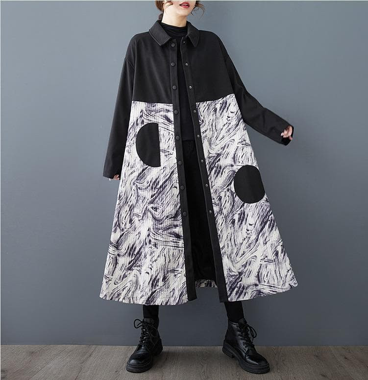 大きいサイズ コート　アウター　ゆったり　レディース 秋冬　春 新品 長袖