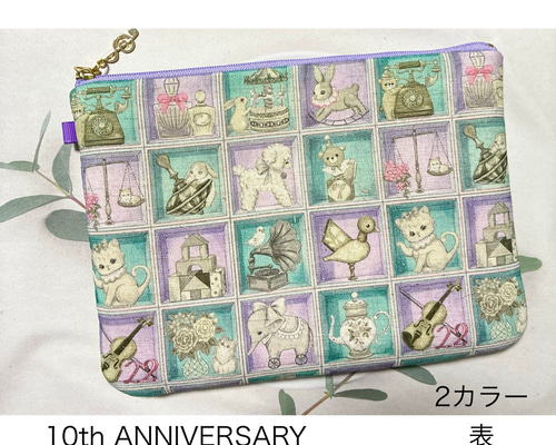 おまとめページ　巾着　ポーチ　ユキエモン　猫柄　人気　ハンドメイド ユキエモンハンドメイドポーチクックキャッツ猫さんポーチpink - メルカリ