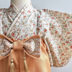 60-100ワンサイズ】ベビー袴 ベビー着物 お食い初め 初節句【No.6