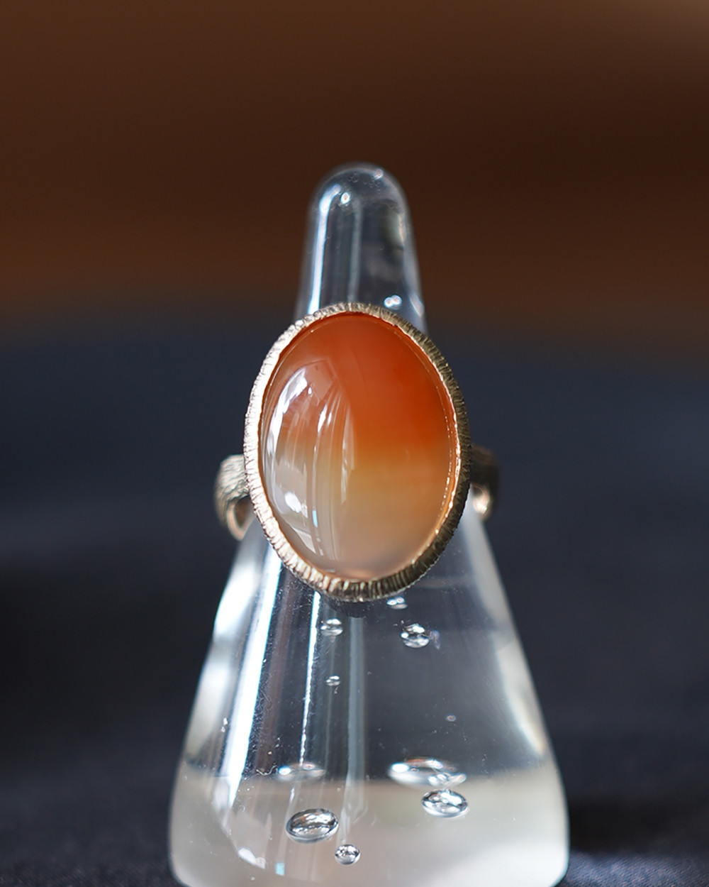 Agate K10 ring 25-r8 アゲート リング