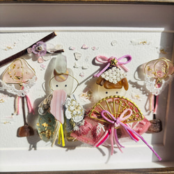 シーグラスアートhappy new year2026 春分 新年 干支 馬年 その他置物