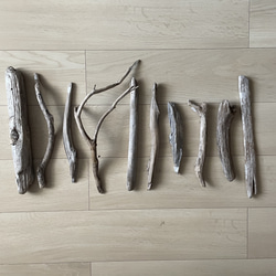 流木ハンガーW52cm 麻紐ブルー タペストリー・壁掛け drift wood