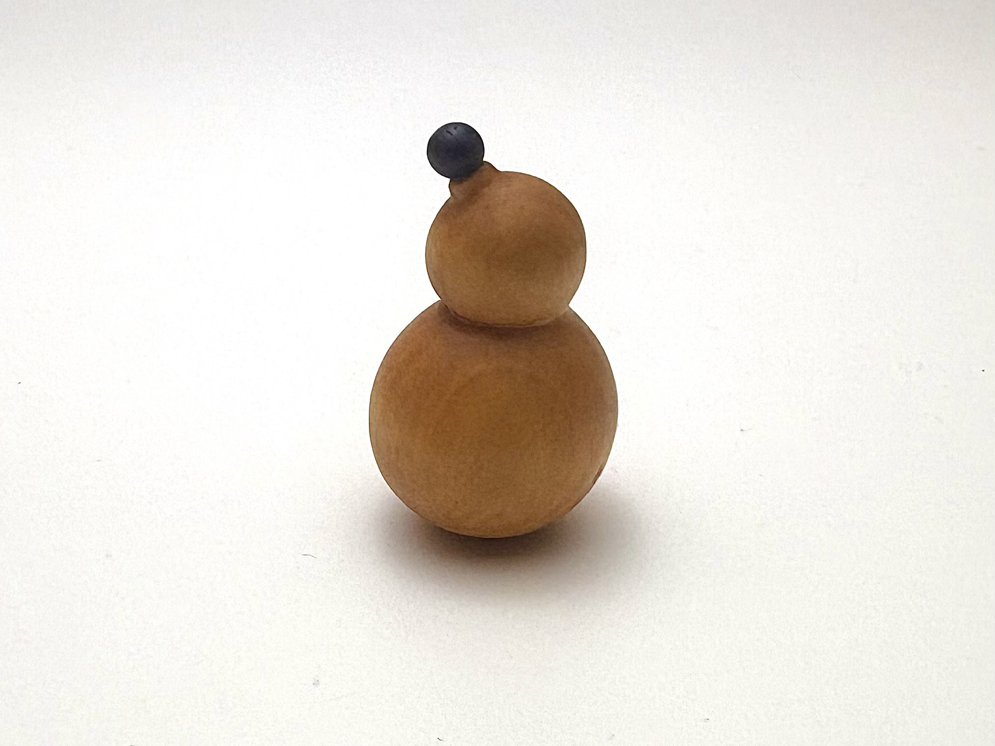 ひょうたんの根付け　根付け　和小物　和雑貨　木彫　黄楊