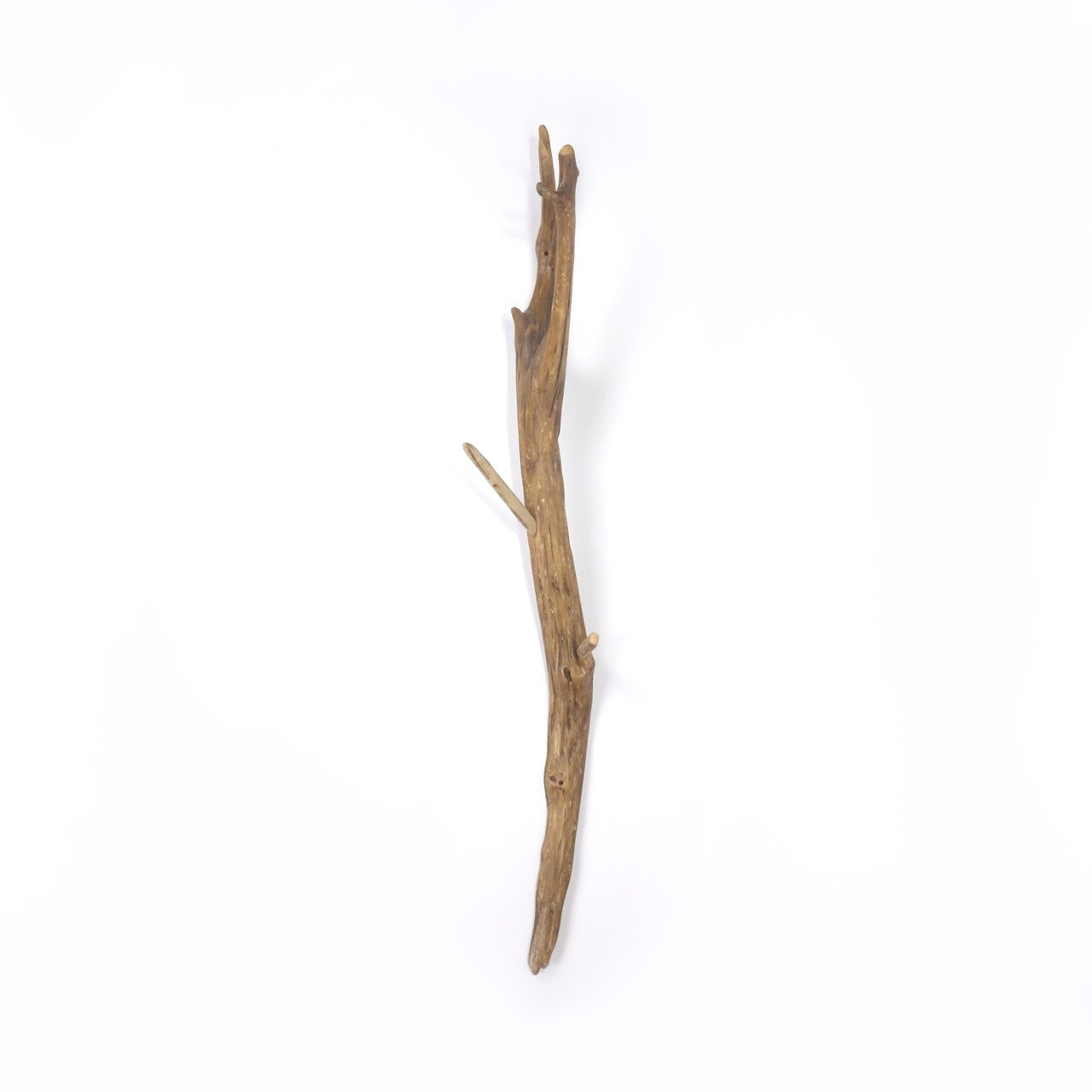 【温泉流木】存在感ある長枝流木の縦横壁掛けフック ウォールフック 流木インテリア