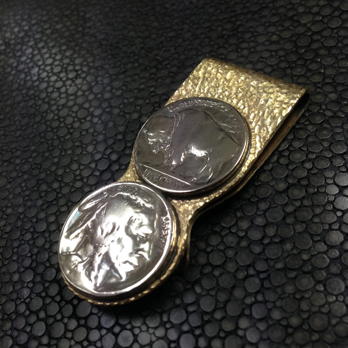 INDIAN HEAD&BUFFALO  Money Clip