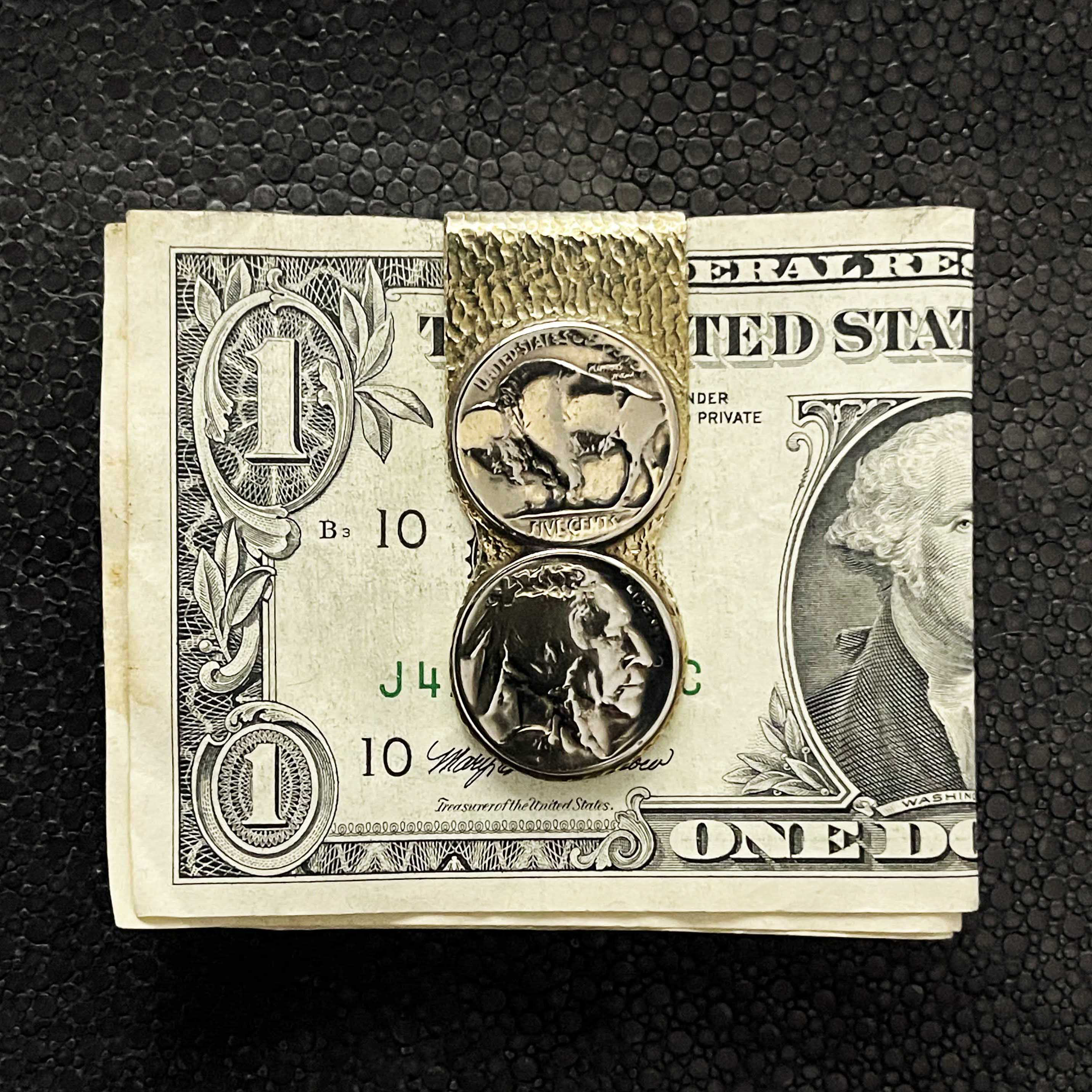 INDIAN HEAD&BUFFALO  Money Clip
