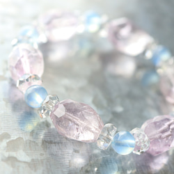 ☆スーパープレミアムブレス☆…☆ピンクレムリアンクォーツ8.5ミリ