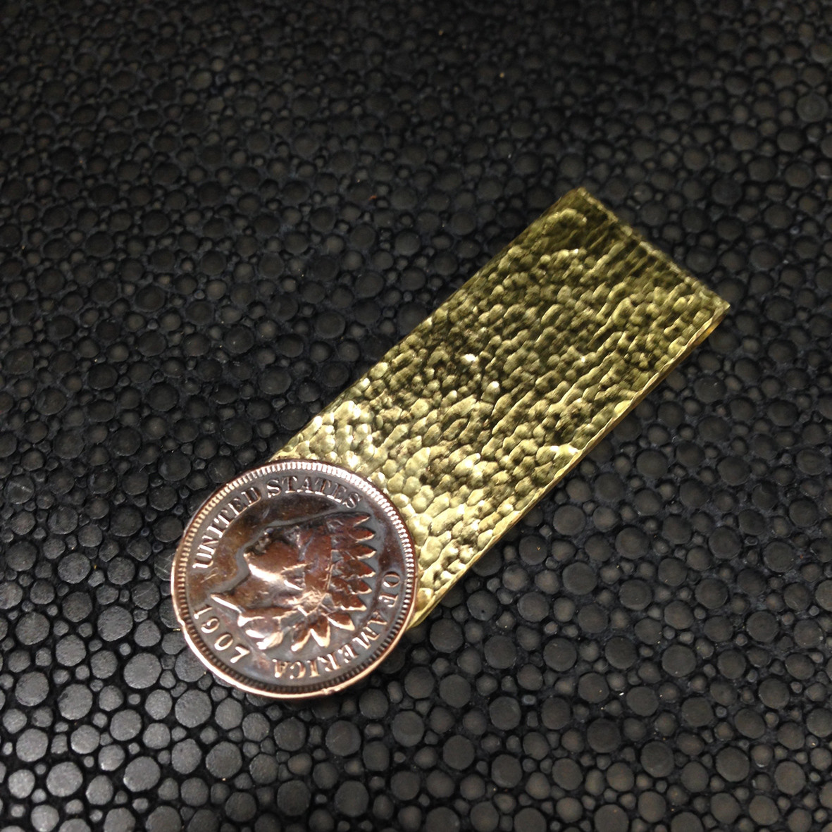 "INDIAN HEAD" 1セントアンティークコイン Money Clip