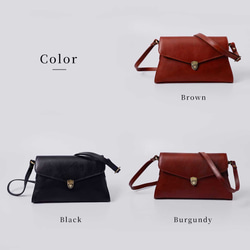 正式兩用肩背包/手提包/斜背包，義大利真皮，黑色，HAB046-VO 第18張的照片