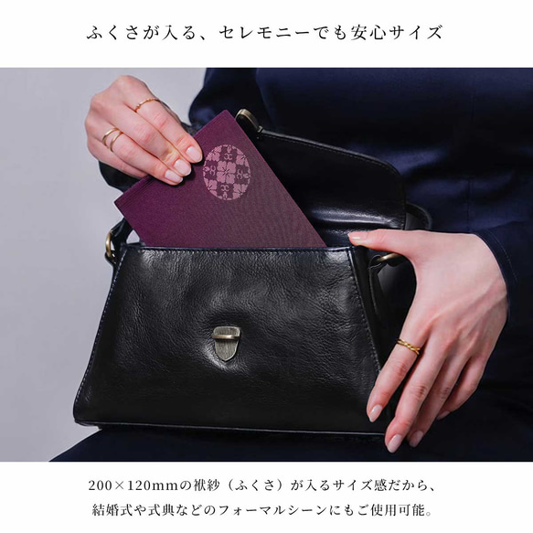 正式兩用肩背包/手提包/斜背包，義大利真皮，棕色，HAB046-VO 第7張的照片