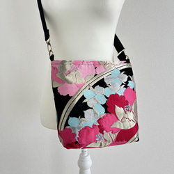 帯リメイクバッグ あずま袋、風呂敷袋、エコバッグ、ショッピング