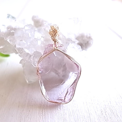 ヒマラヤ水晶 インド・マニハール産 ペンダントトップ ワイヤー