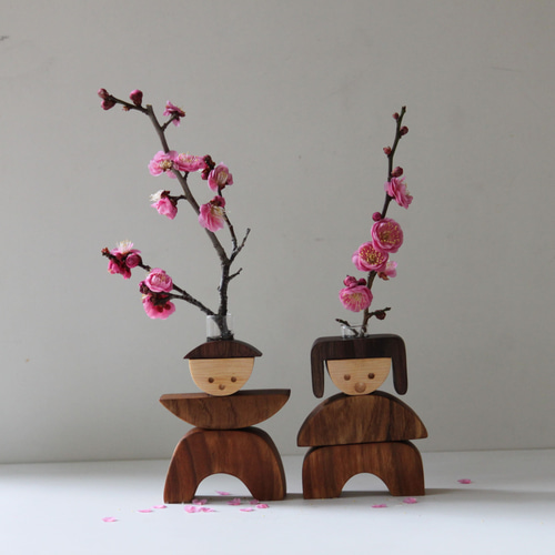 積み木ひな人形花瓶 一輪挿し・花瓶・花器 ITOKOTO 通販 20426630