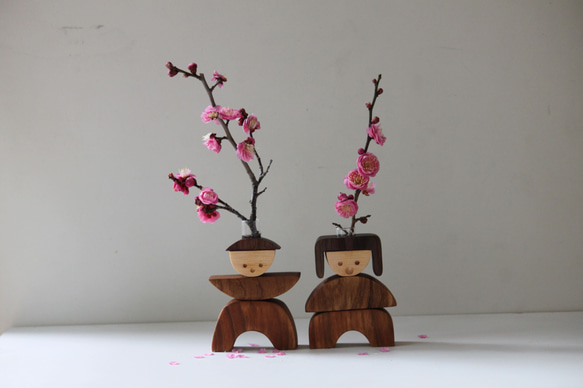 積み木ひな人形花瓶 一輪挿し・花瓶・花器 ITOKOTO 通販 20426630