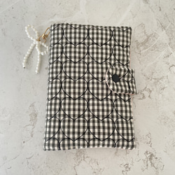 A6バインダーカバー＆バインダーセット ねこ キルティング 韓国