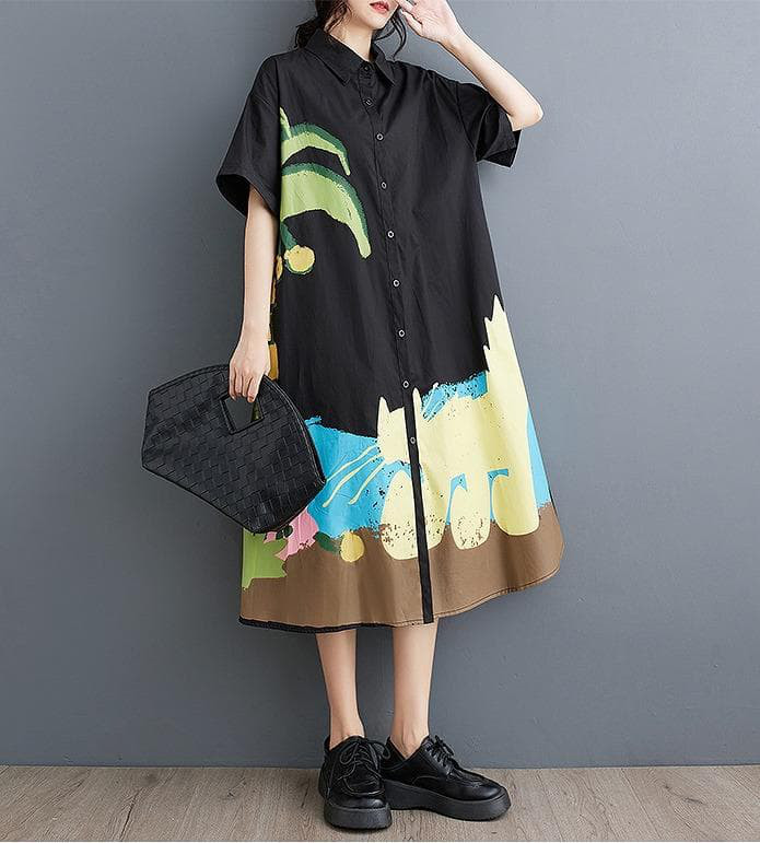 大きいサイズ レディース ワンピース　シャツ　春夏 秋 新品 半袖　カーキ