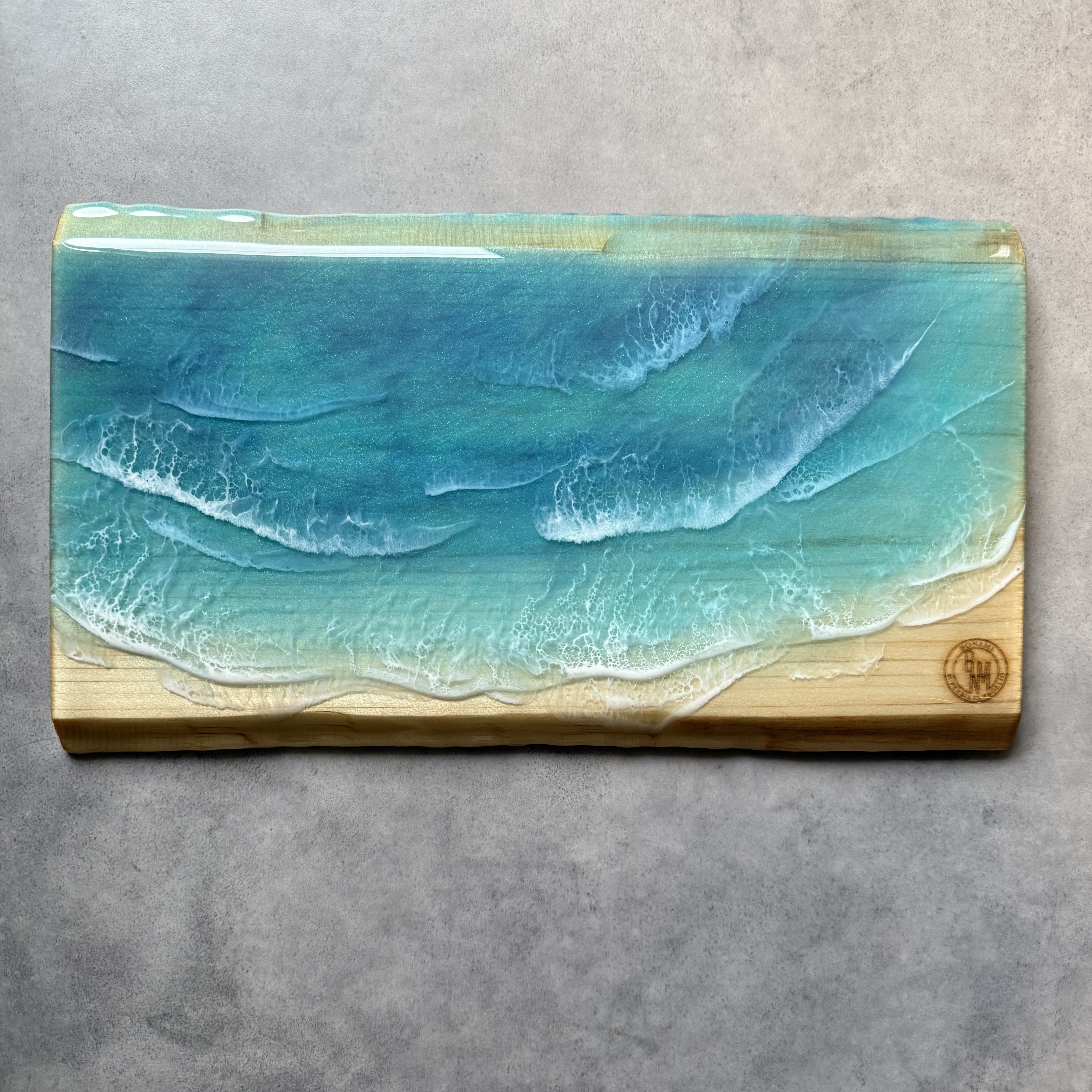 Sea Wood Collection - 波音の調べ【ヒノキ　耳付き】 Sea Wood Collection - 波音の調べ【ヒノキ 耳付き】 立体・オブジェ
