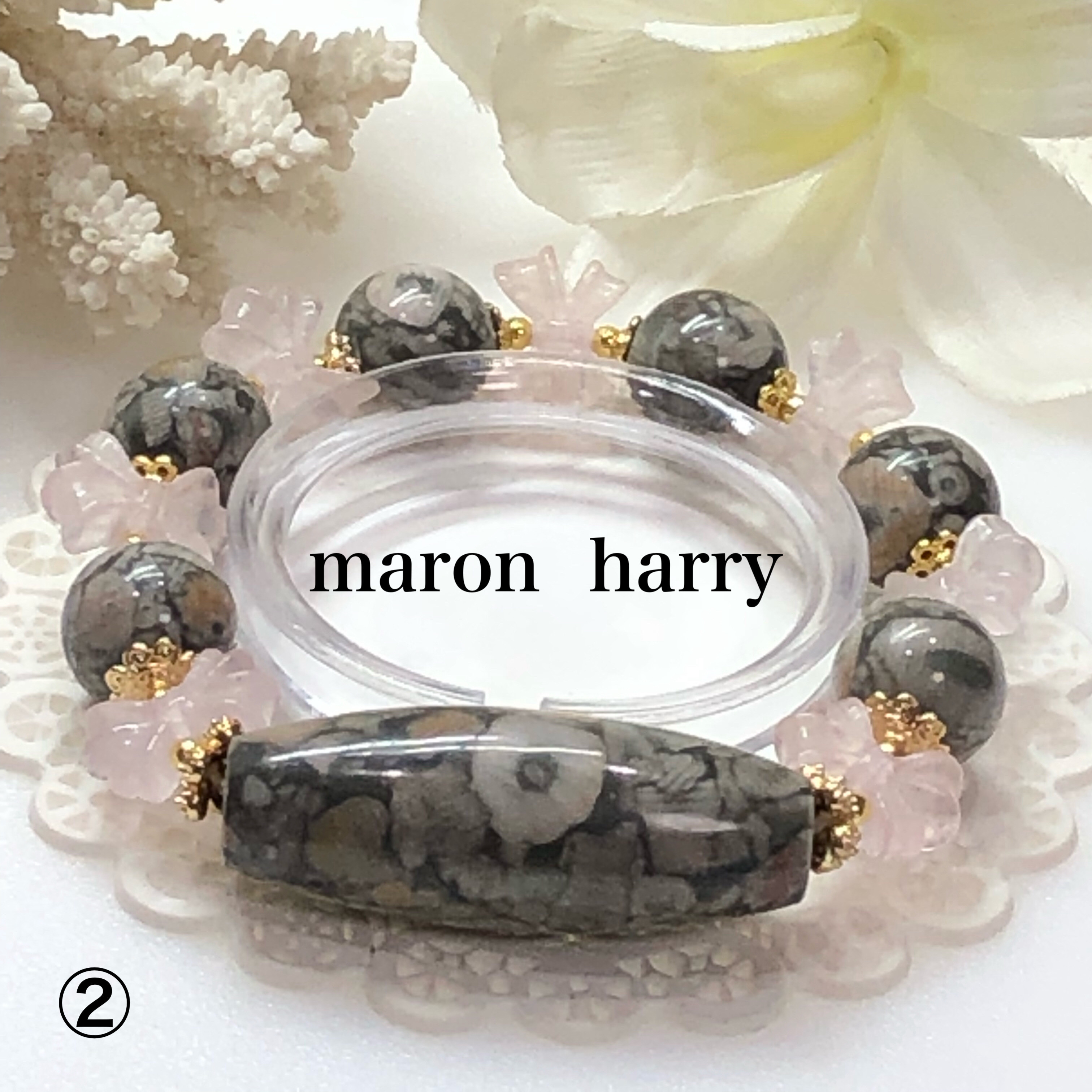 ⭐️初入荷⭐️ウミユリ化石・ペトリファイドクリノイド・天然石ブレス•*¨*•.¸¸♬